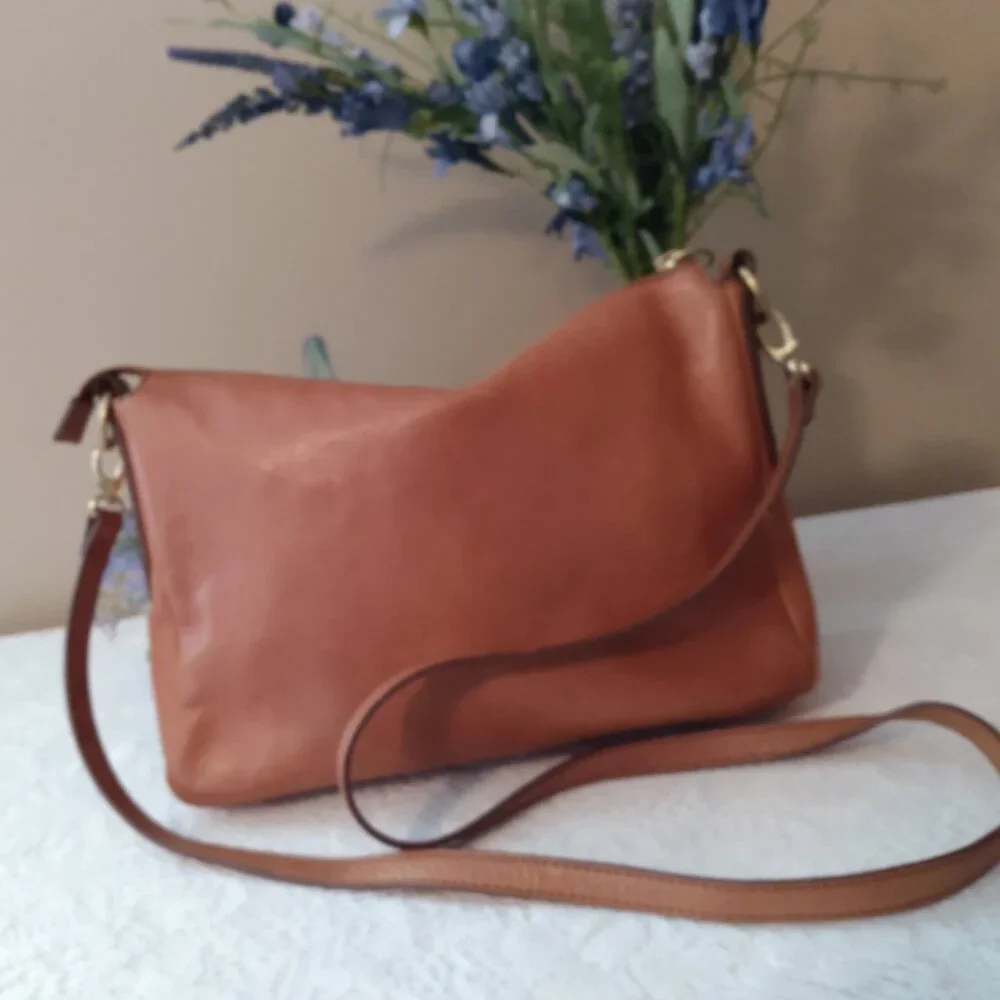 Vintage, genuine leather, fossil bag, in excellent condition 12x8x2 - Picture 15 of 16